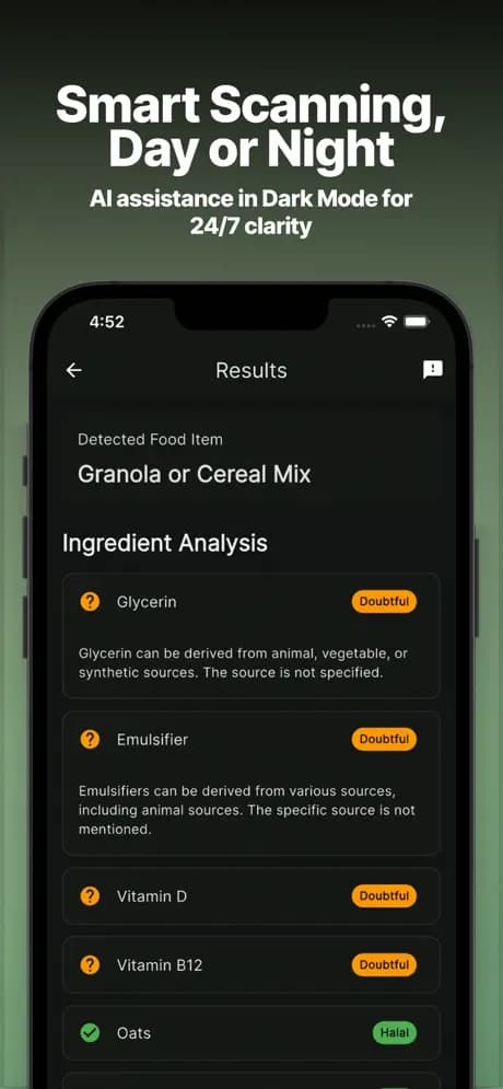HalalChecker AI detailed analysis