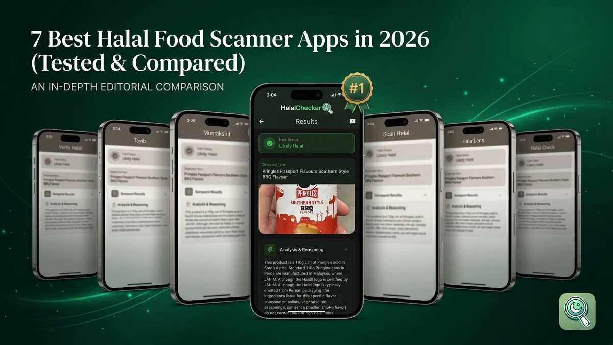 Halal Sensor 7 Best Halal Food Scanner Apps in 2026 (Tested & Compared)